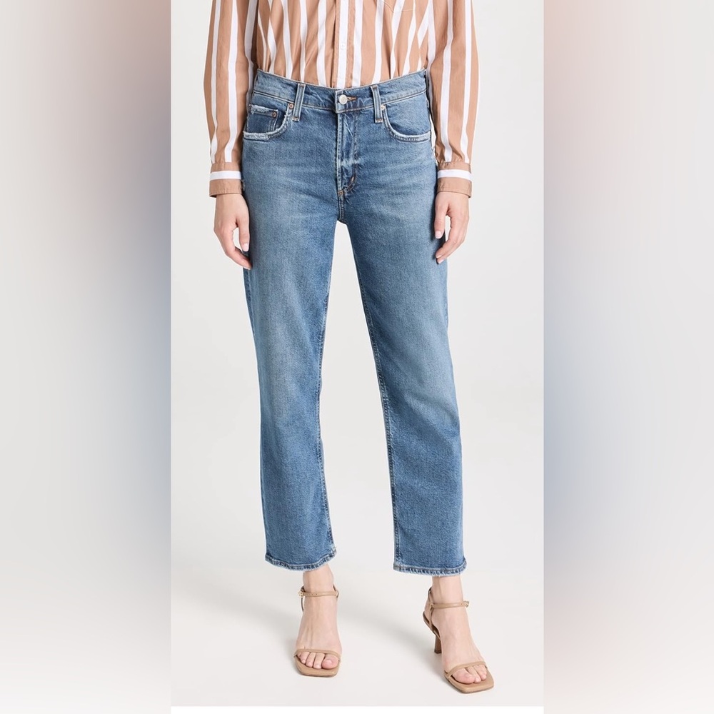 AGOLDE Kye mid rise straight crop. Like new! Size 29